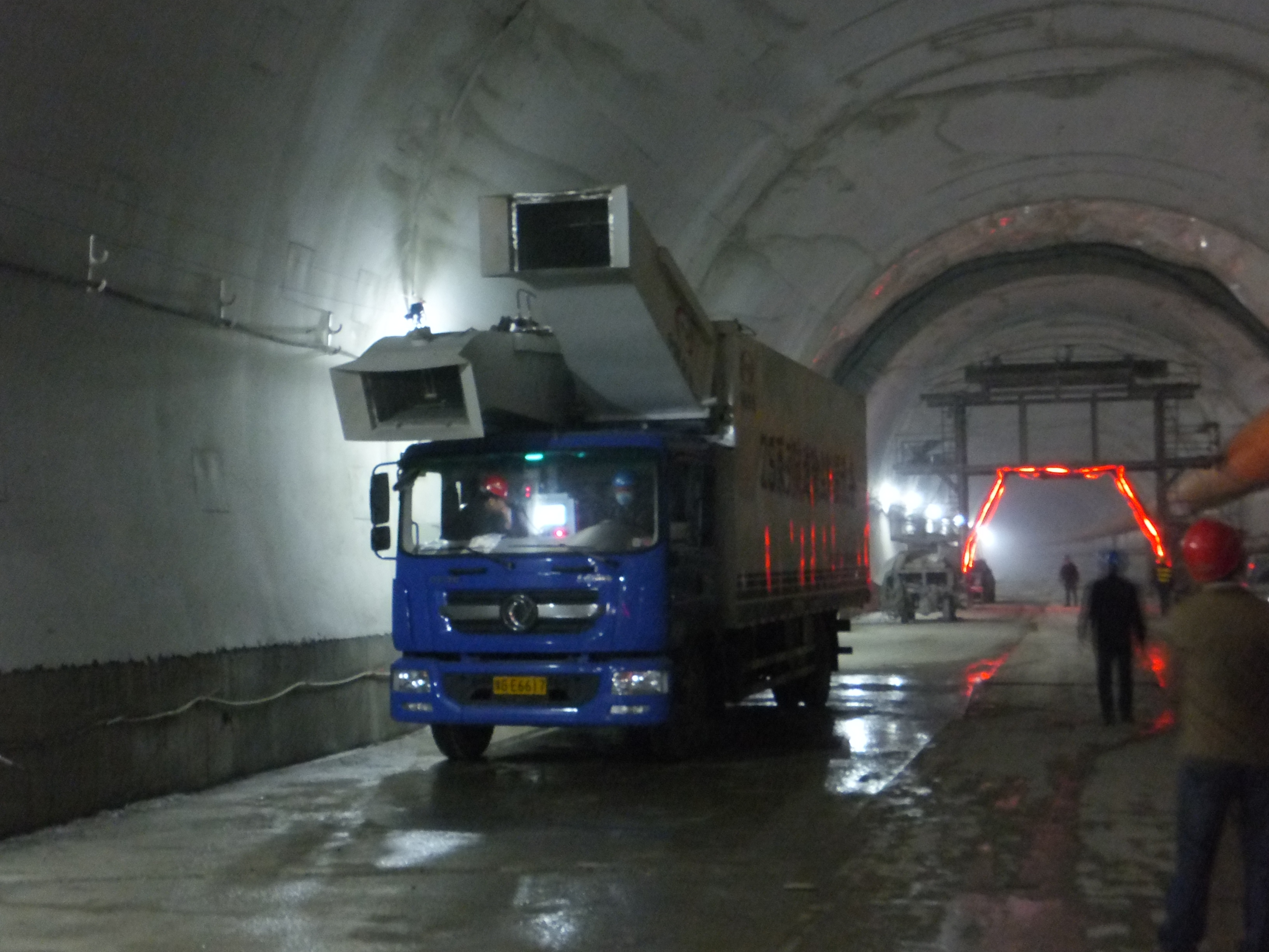 ZS系列隧道除尘降温设备老马岭隧道工业试验案例